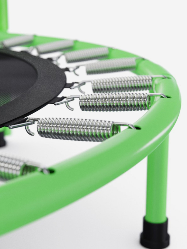 Батут с поручнем DFC JUMPFIT 36'' зеленый