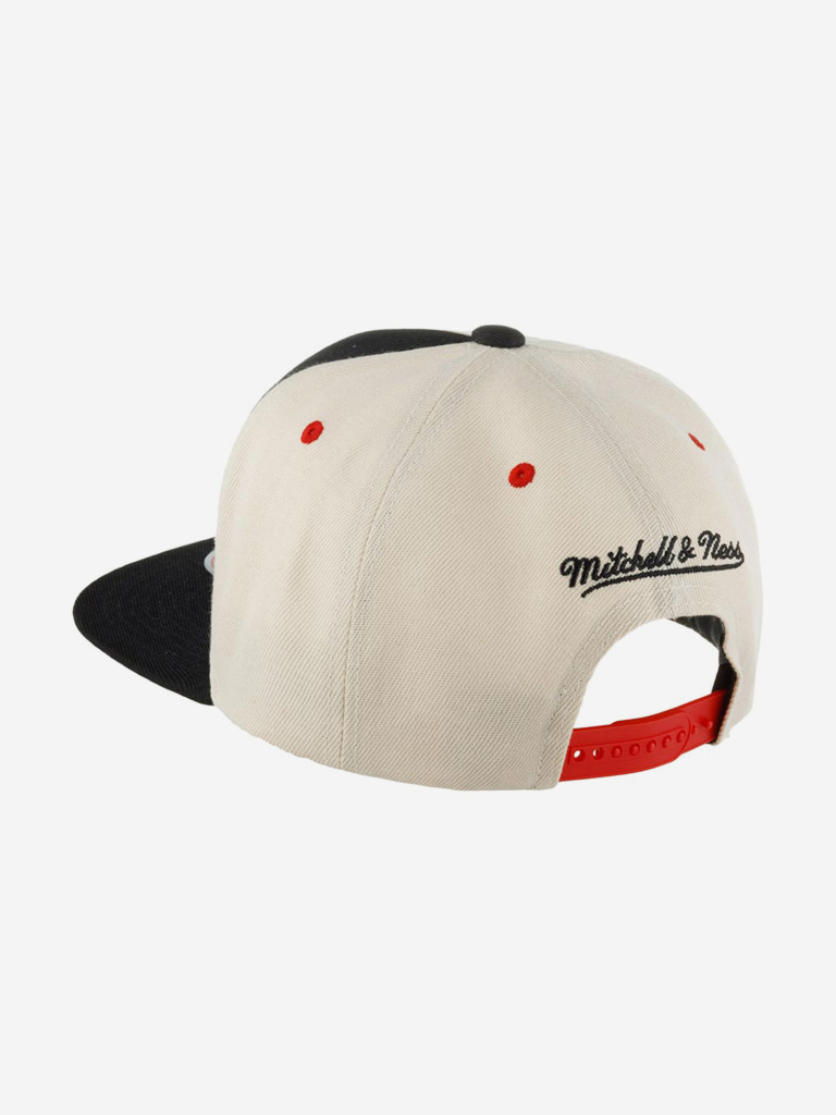 Бейсболка с прямым козырьком MITCHELL NESS HHSS5371-DRWYYPPPOFWH Detroit Red Wings NHL