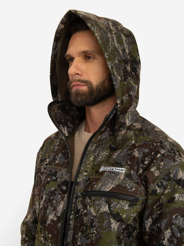 Костюм мужской демисезонный Huntsman Никс Люкс, ткань Alova Windblock