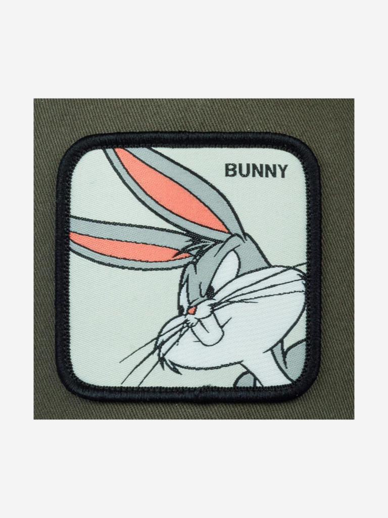 Бейсболка с сеточкой CAPSLAB CL/LOO/1/BUN2 Looney Tunes Bugs Bunny (оливковый)