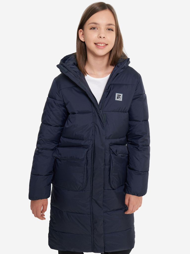 Пальто утепленное для девочек FILA