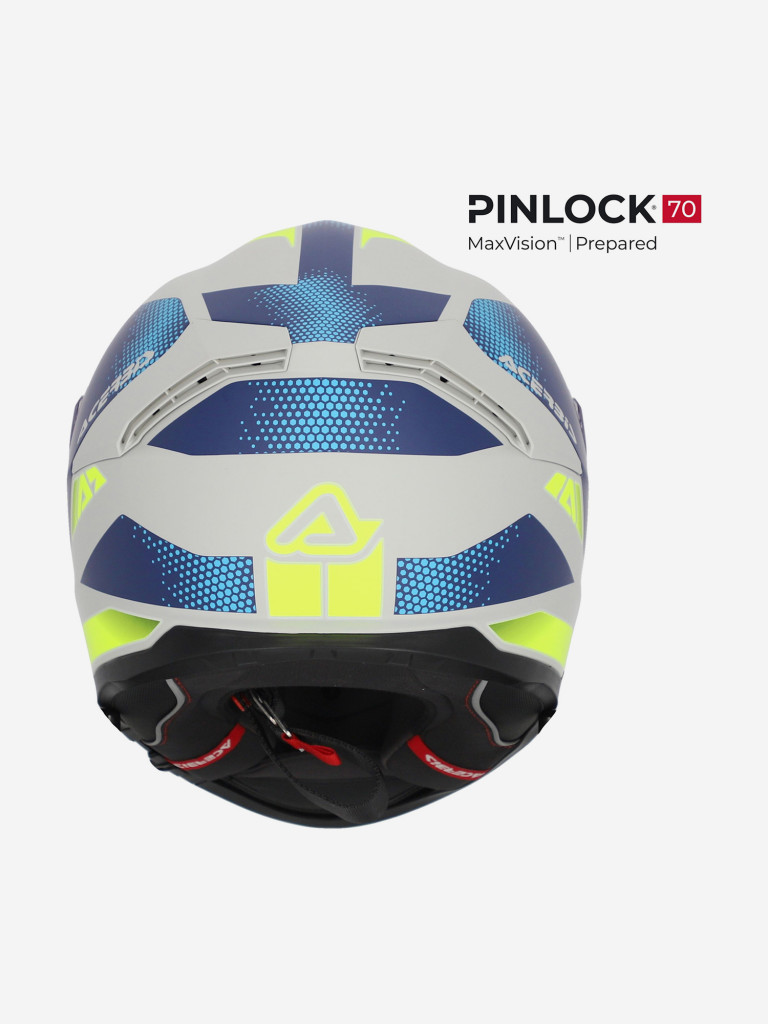 Мотошлем Интеграл Acerbis KRAPON 22-06 Grey/Blue