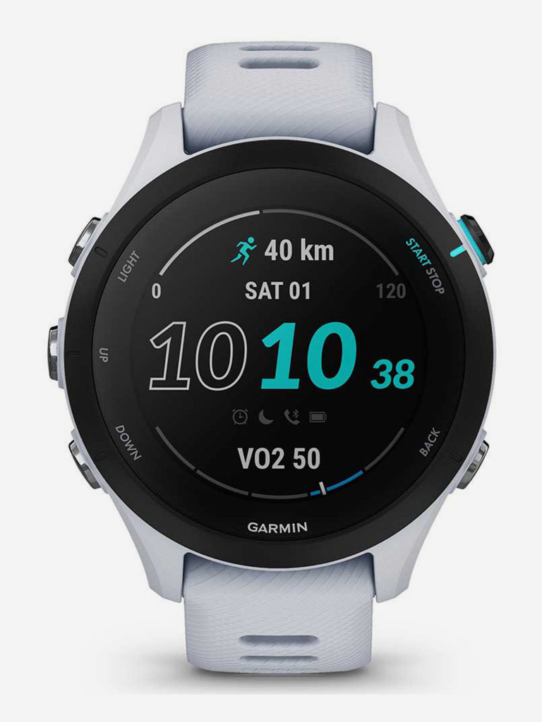 Спортивные часы Garmin Forerunner 255S Music с белымремешком