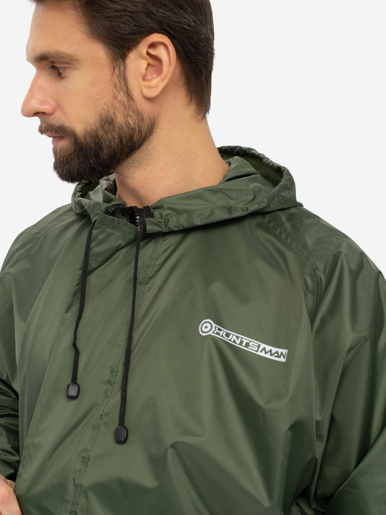Плащ мужской Huntsman ВВЗ для рыбалки и охоты, ткань таффета PVC 20000 мм вод.ст.