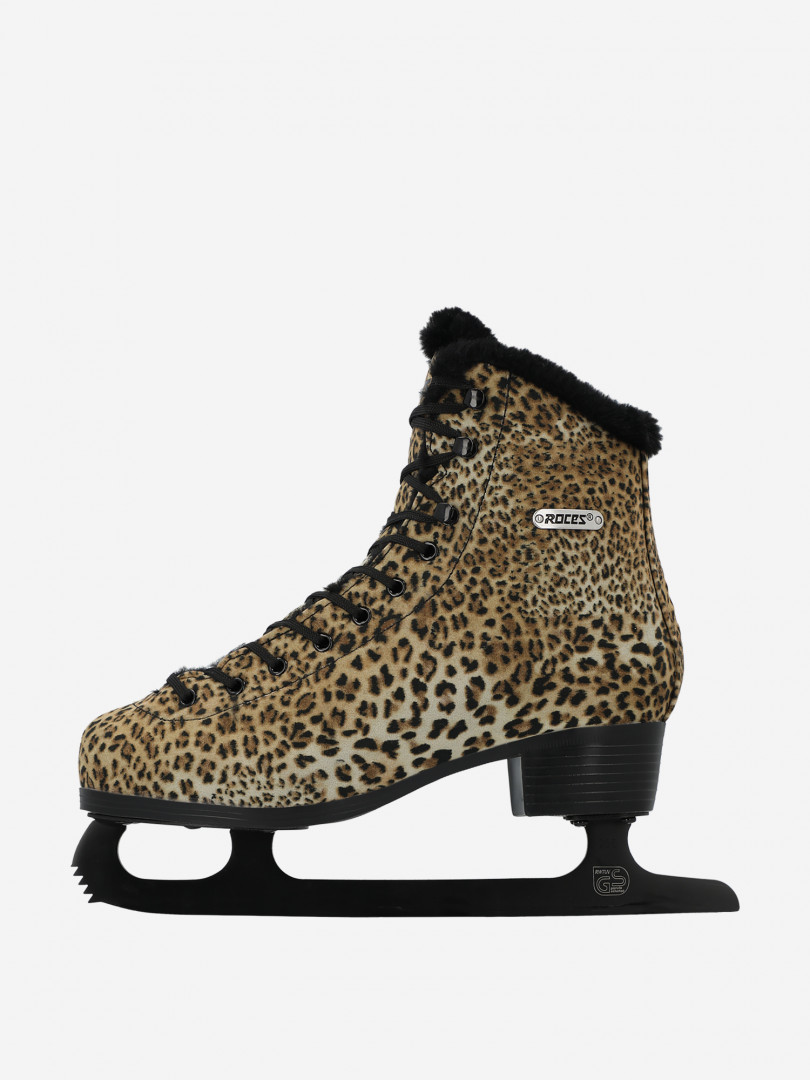 Фитнес-коньки женские Roces Leopard,