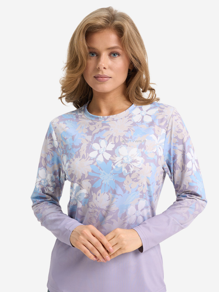 Лонгслив женский CityWild Salento для рыбалки и активного отдыха с защитой от солнца UPF50+, цвет Ash Blossom