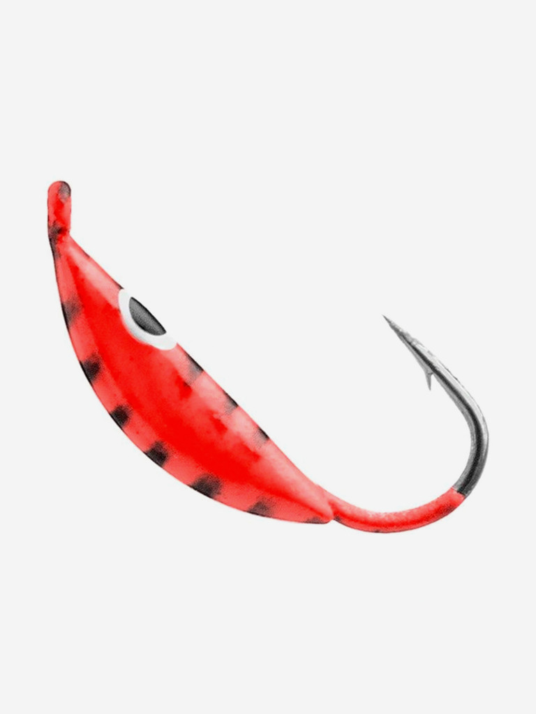 Мормышка Helios вольфрамовая Супер банан с ушком крашеная 3мм 0,60г 111 (MW-1830-111), 10 штук в упаковке