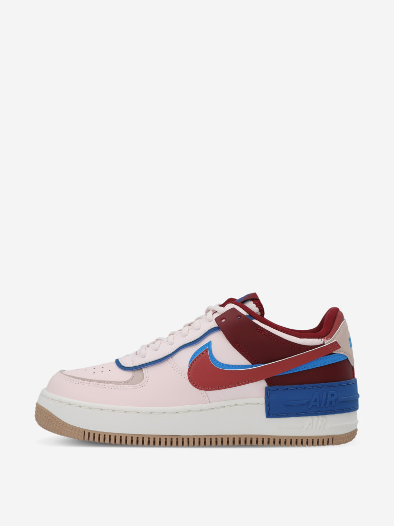 Кеды женские Nike Air Force 1 Shadow розовыйбордовыйсиний цвет — купить  за 29999 руб., отзывы в интернет-магазине Спортмастер