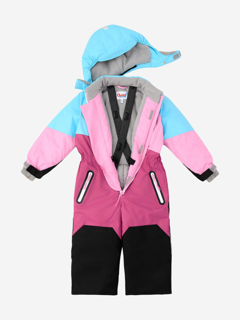 Комбинезон утепленный для девочек Oldos!