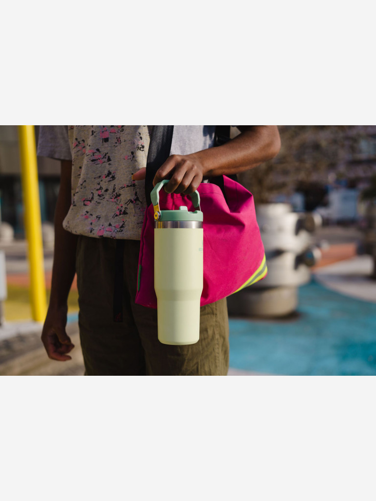 Термокружка Stanley IceFlow Flip Straw Tumbler, 890 мл, цитрон