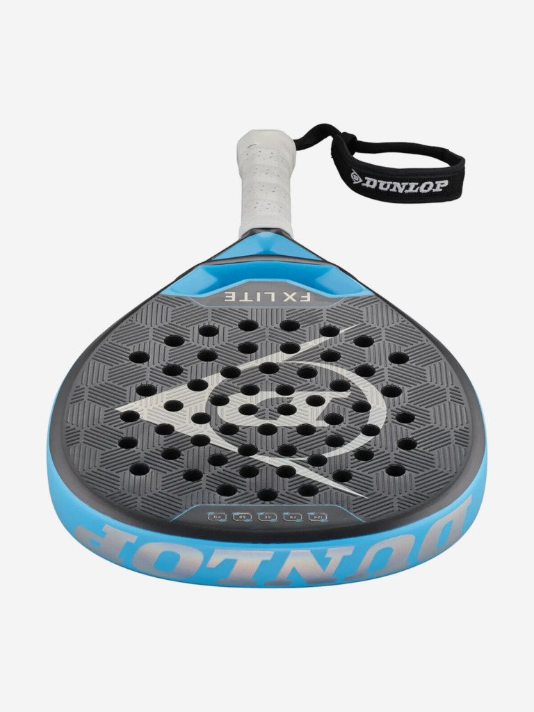 Ракетка для падел-тенниса Dunlop FX Lite Gun Metal Cyan Metallic