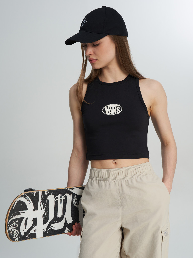 Майка женская Vans Oval Logo Tank