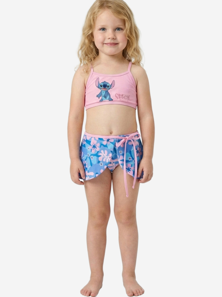 Комплект для девочки: купальный костюм, юбка PlayToday