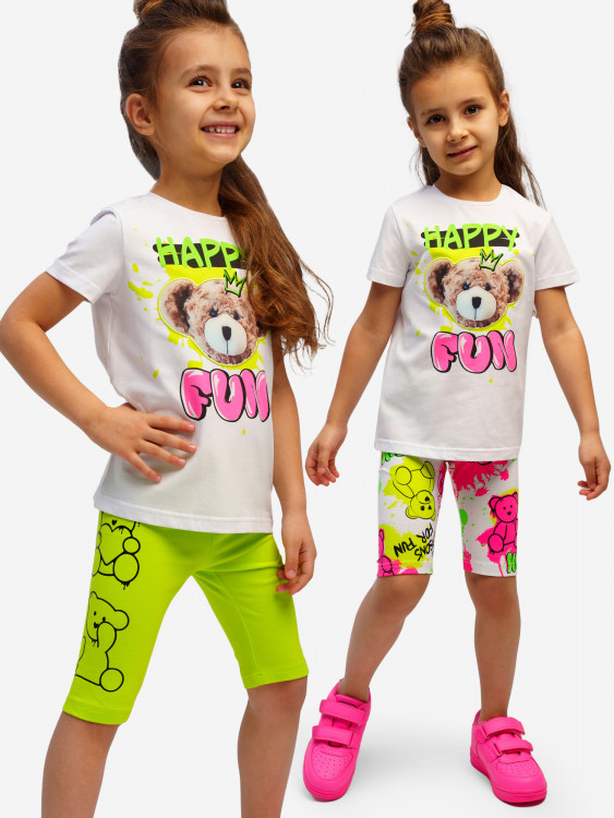 Легинсы Playtoday для девочки, 2 шт. в комплекте