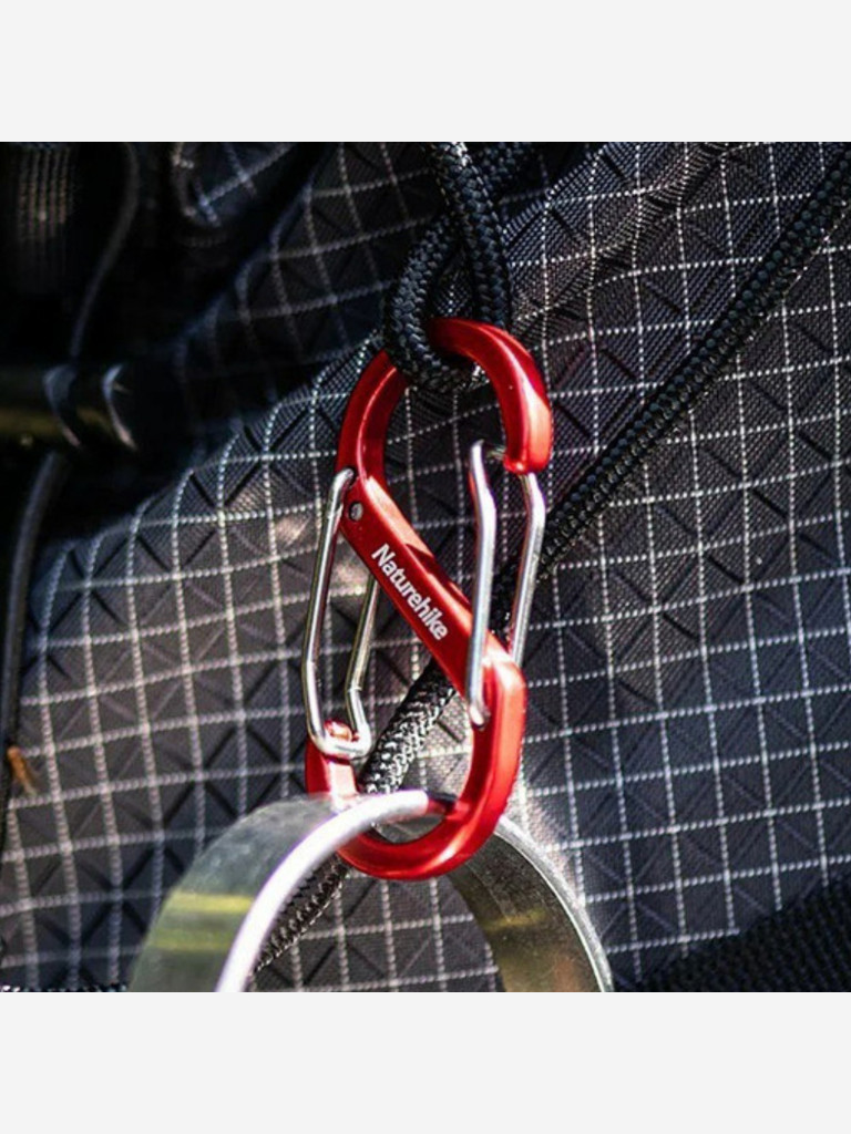 Карабин Naturehike S-Type Red S 4шт NH20GS004