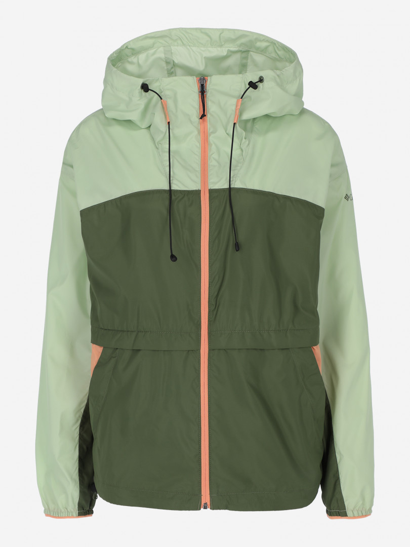 фото Ветровка женская columbia alpine chill windbreaker, зеленый