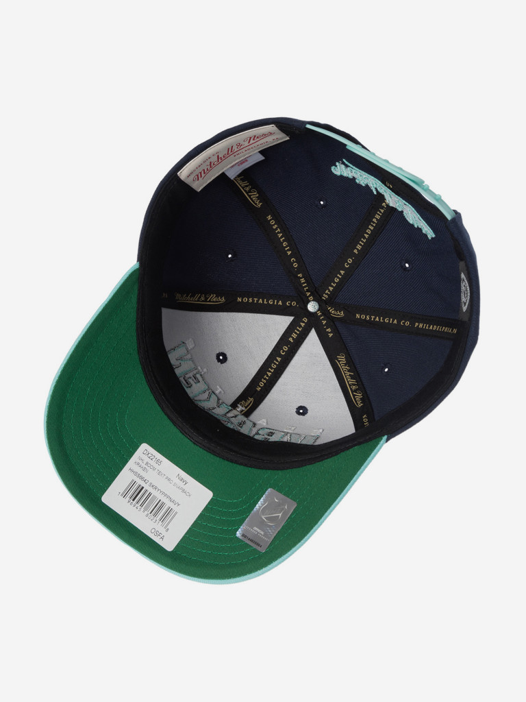Бейсболка MITCHELL NESS HHSS6642-SKRYYPPPNAVY Seattle Kraken NHL (синий)