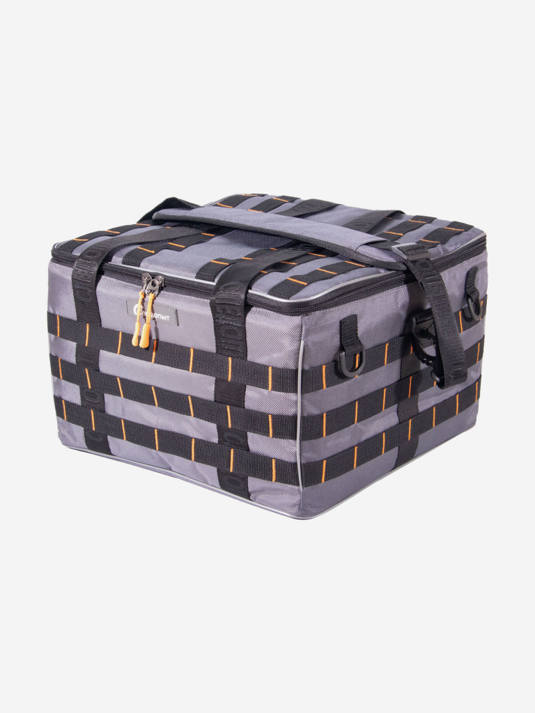 Сумка рыболовная Следопыт Base Lure Bag XXL, 38х38х25 см, цвет серый + 7 коробок Luno.