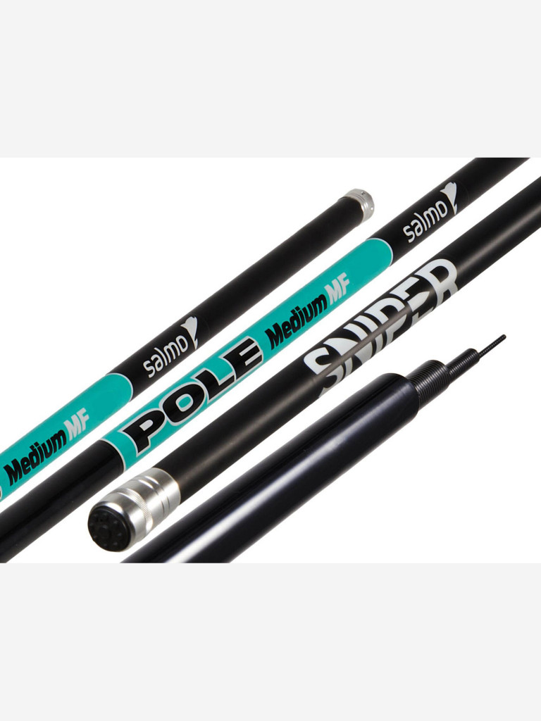 Удилище для рыбалки поплавочное без колец Salmo Sniper POLE MEDIUM MF 6.00, рабочая длина 6м, вес 340гр