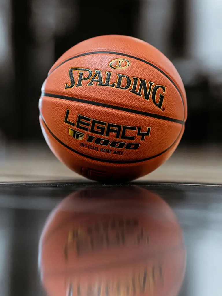 Баскетбольный мяч 6 размер SPALDING TF-1000 LEGACY FIBA для зала, композитная кожа