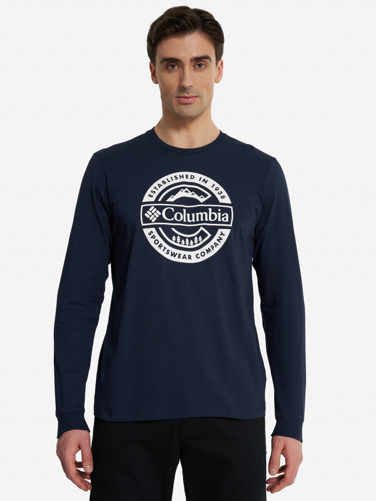 Лонгслив мужской Columbia Rockaway River Graphic Ls Tee
