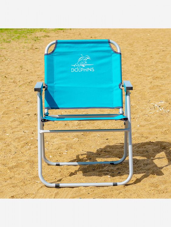 Кресло-шезлонг DOLPHINS алюминий 22 мм, голубой Кедр