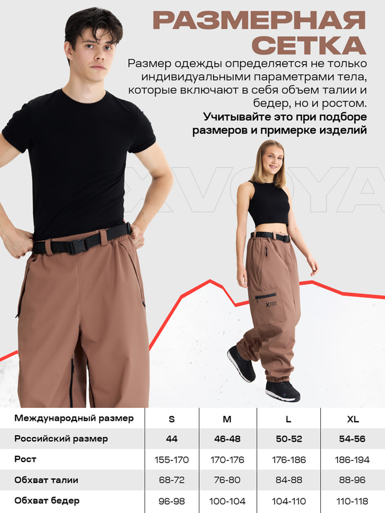 Брюки сноубордические XVOYA Arctic Point бежевые