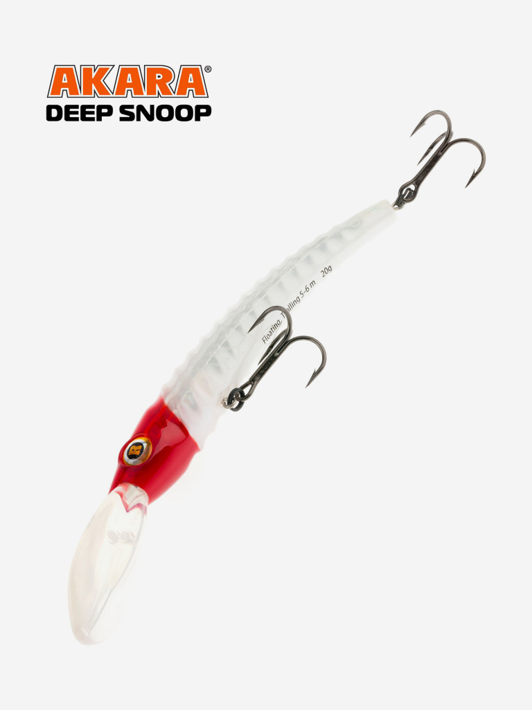 Воблер Akara Deep Snoop 120F минноу плавающий для троллинга на щуку, судака, сома 20гр A52