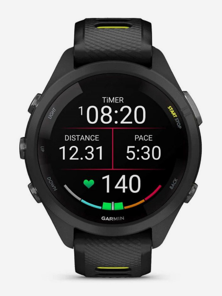 Часы Garmin Forerunner 265S BLACK 010-02810-13 черный цвет — купить за  54490 руб. со скидкой 22 %, отзывы в интернет-магазине Спортмастер