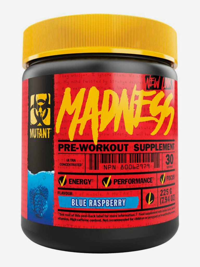 Предтренировочный комплекс Mutant Madness, 225 г, Ежевика