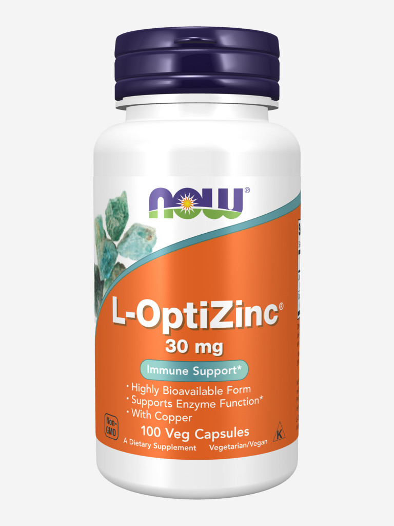 NOW L-Оптицинк 100 капс 450 мг 100 капс