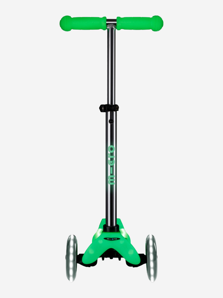 Самокат детский Micro Mini Deluxe Glow Plus LED, светится в темноте