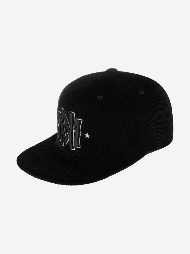 Бейсболка с прямым козырьком MITCHELL NESS HMUS6828-MNNYYPPPBLCK (черный)