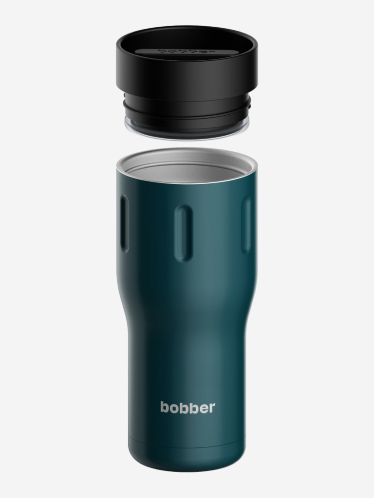 Термокружка вакуумная BOBBER Tumbler 500 мл, крышка 360, тепло до 8 часов, темно-бирюзовый