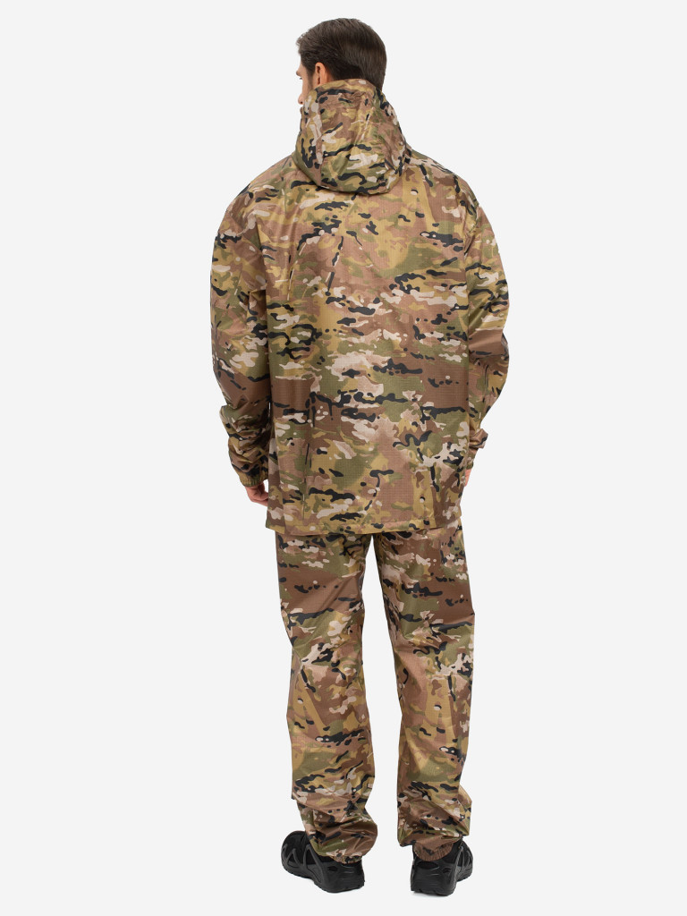 Костюм-дождевик мужской Huntsman ВВЗ Склон-2 для рыбалки и охоты, ткань таффета 3000 мм вод.ст.