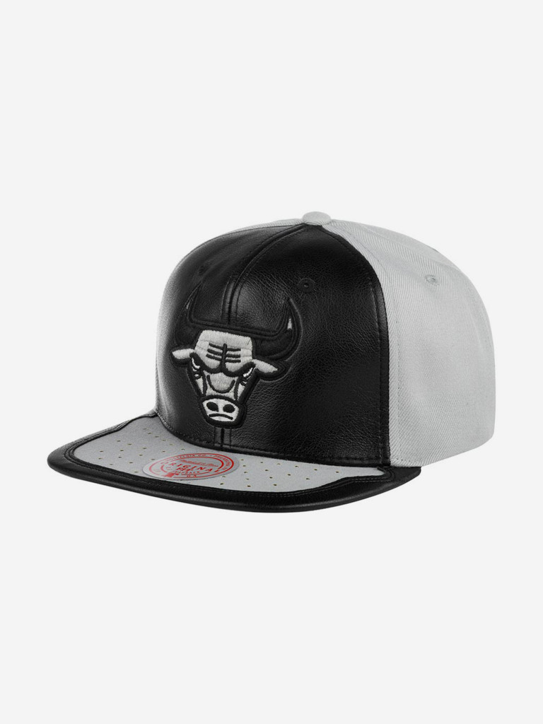Бейсболка с прямым козырьком MITCHELL NESS 6HSSMM19224-CBUBKGY Chicago Bulls NBA (черный)