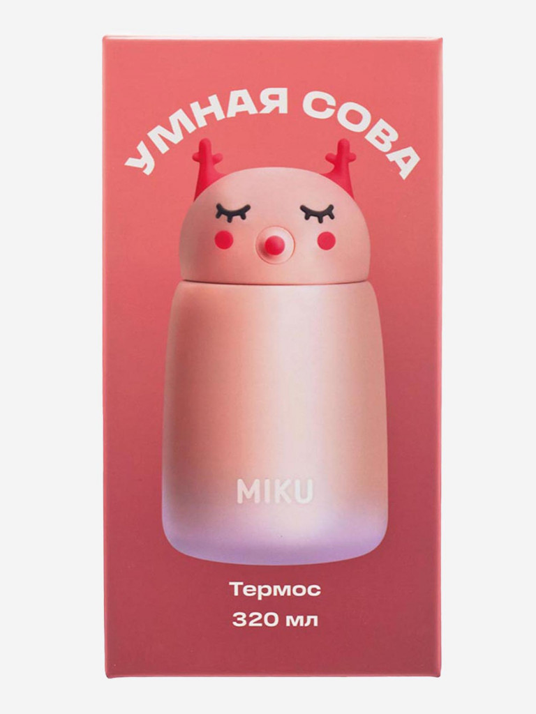 Термос "Сова" MIKU 320 мл (TH-KD-320PCH), персиковый