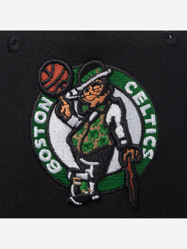 Бейсболка с сеточкой MITCHELL NESS HHSS7632-BCEYYPPPBLCK Boston Celtics NBA