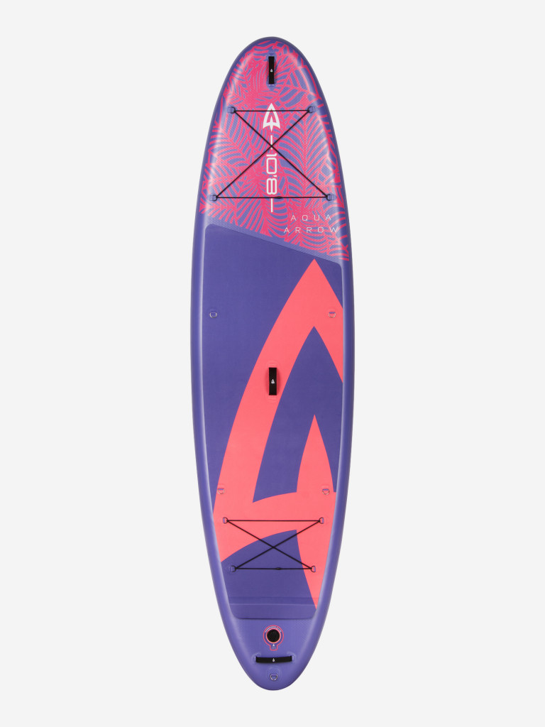 Сап доска надувная Aqua Arrow 10.8 ART Purple Leaf 329х86х15см с полным комплектом