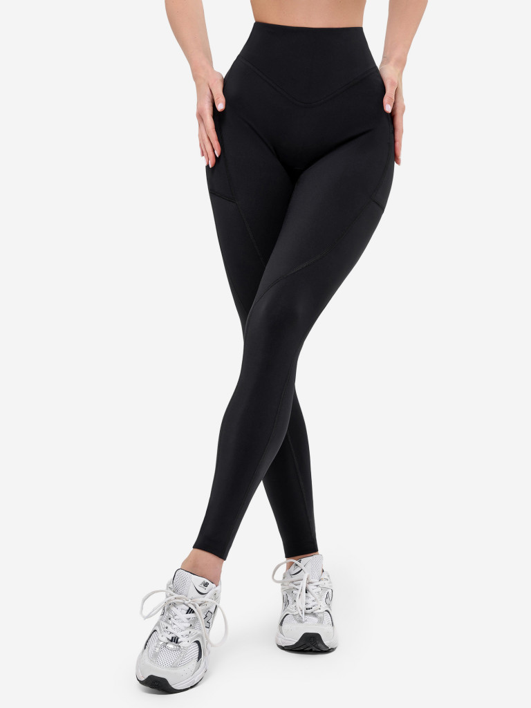 Легинсы женские с карманами Bona Fide: Bona Tights "Black"