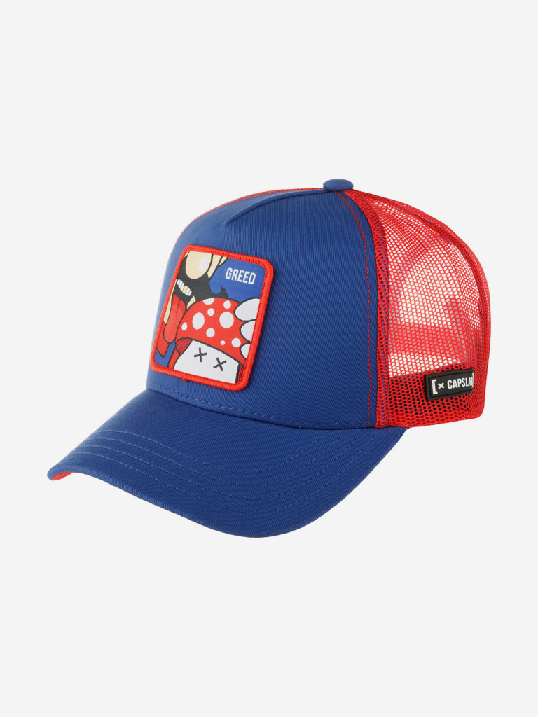 Бейсболка с сеточкой CAPSLAB CL/0/1/CAS2/MUS2 Pop Icons Mario (синий)