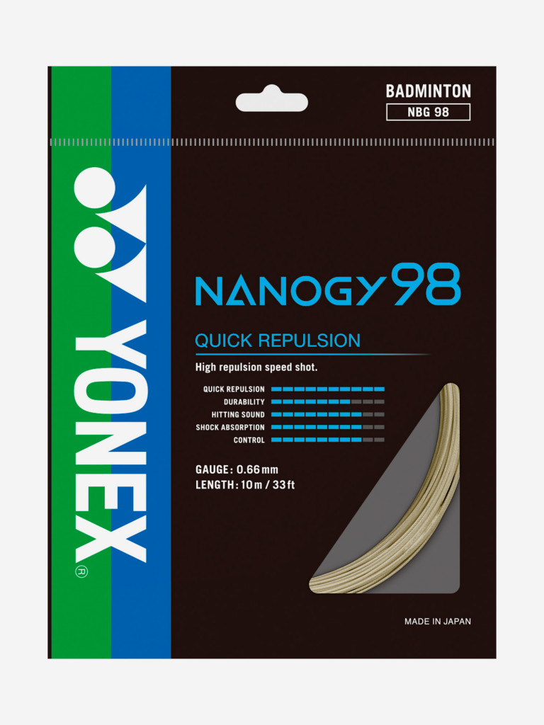 Струна для бадминтона Yonex Nanogy 98 CG, 10м.
