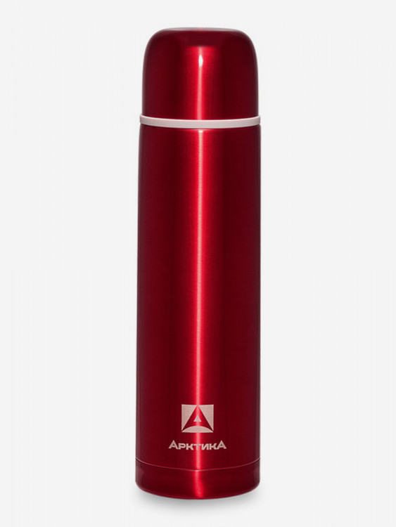 Термос с узким горлом для напитков с глухой пробкой, объем 1л.