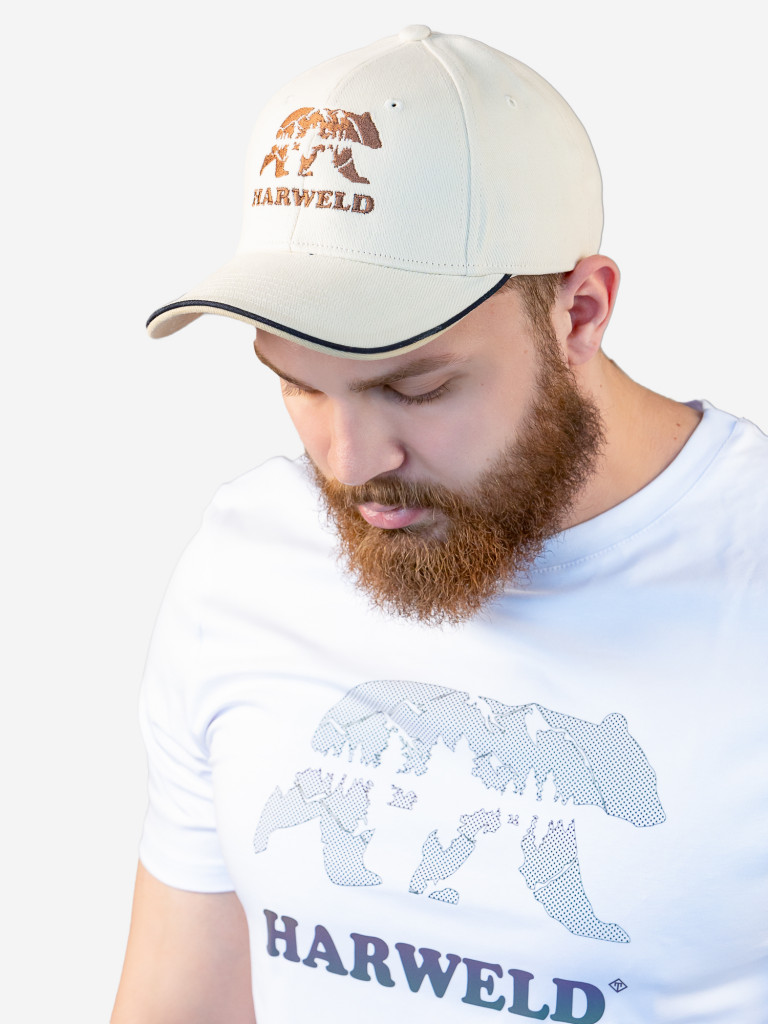 Бейсболка Harweld бежевая