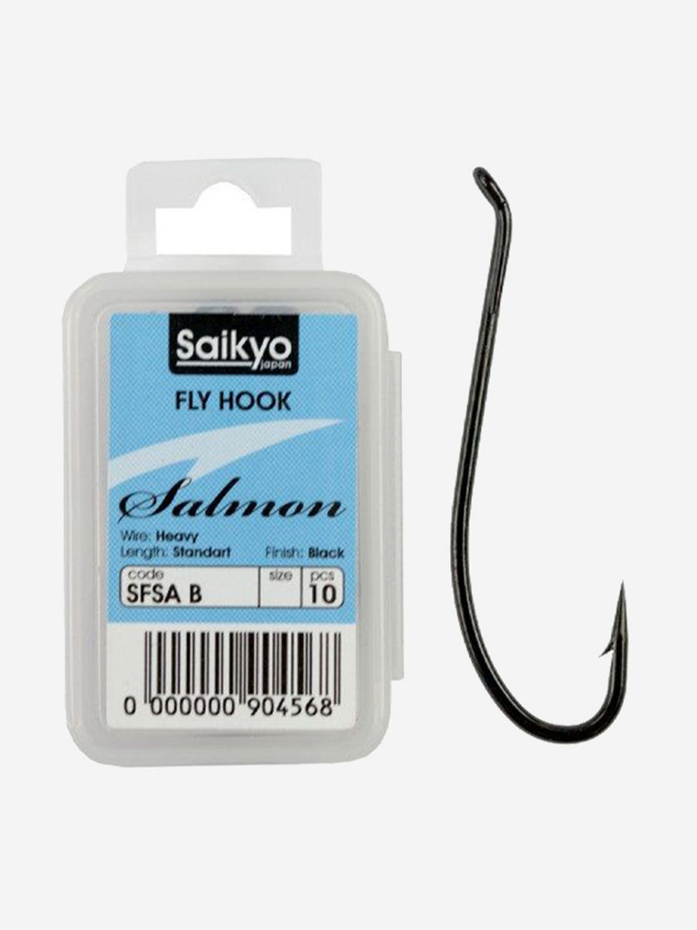Крючки для рыбалки одинарные Saikyo KH-71590 Salmon BN ( упк. по 10шт.)