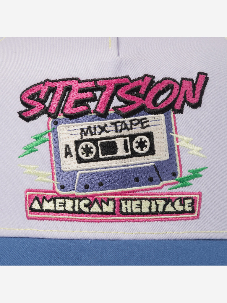 Бейсболка с сеточкой STETSON 7741164 TRUCKER CAP - MIX TAPE