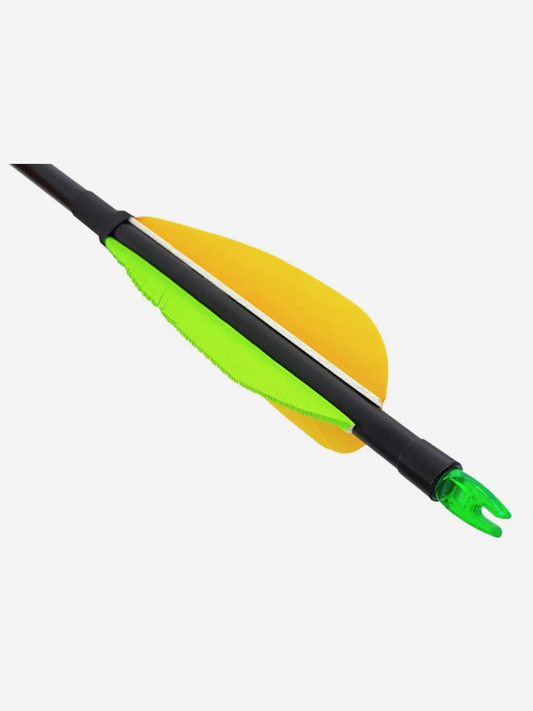 Стрела лучная фибергласс Centershot Spark 500 натуральное оперение 4"