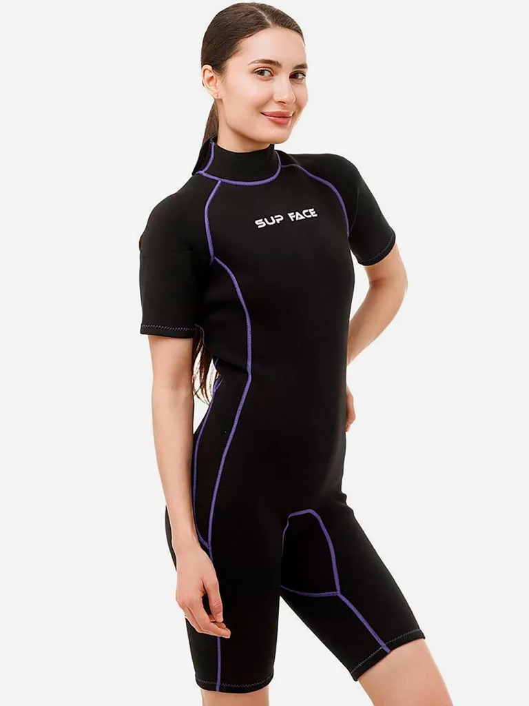 Костюм неопреновый женский SUP face 2,5 мм, короткий