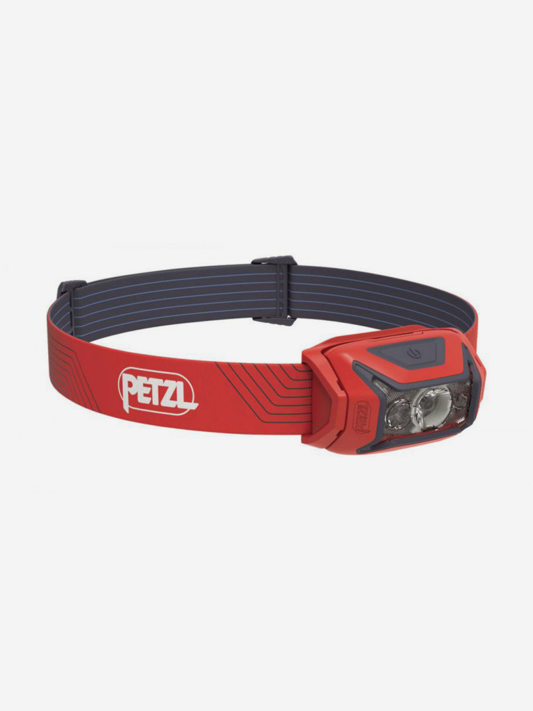 Фонарь светодиодный налобный Petzl Actik красный, 450 лм, батарейки в комплекте