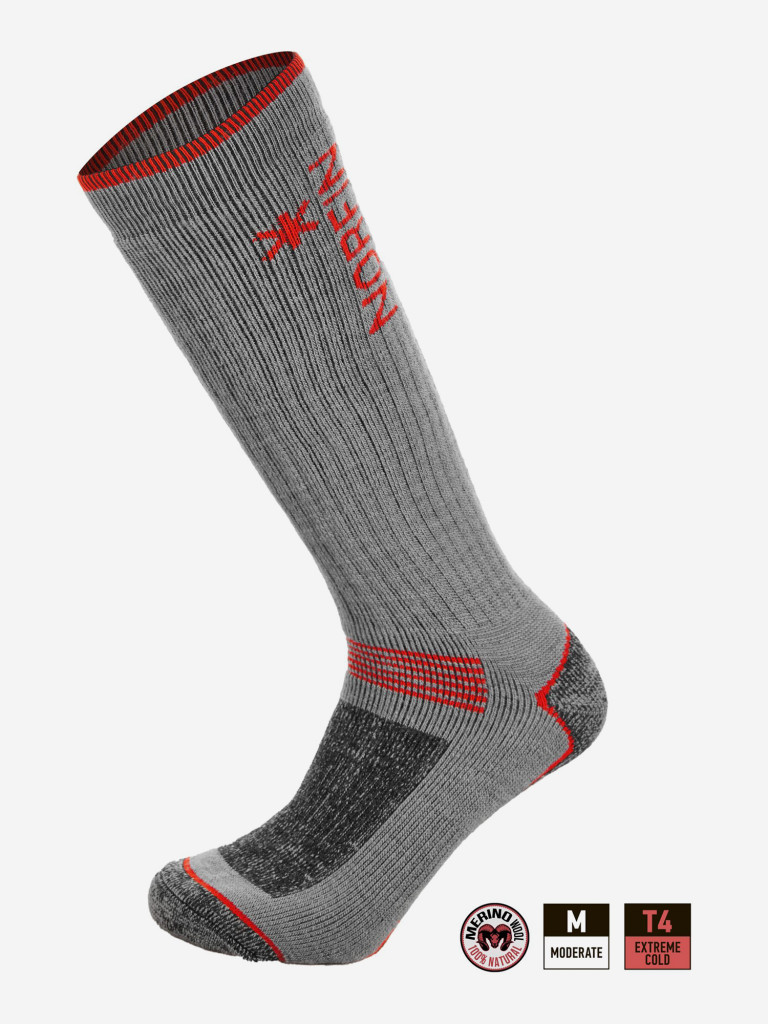 Термоноски Norfin T4M ARCTIC MERINO HEAVY LONG для рыбалки и охоты